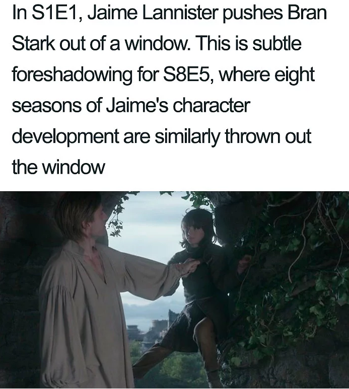 game of thrones season 8 jaime character development meme