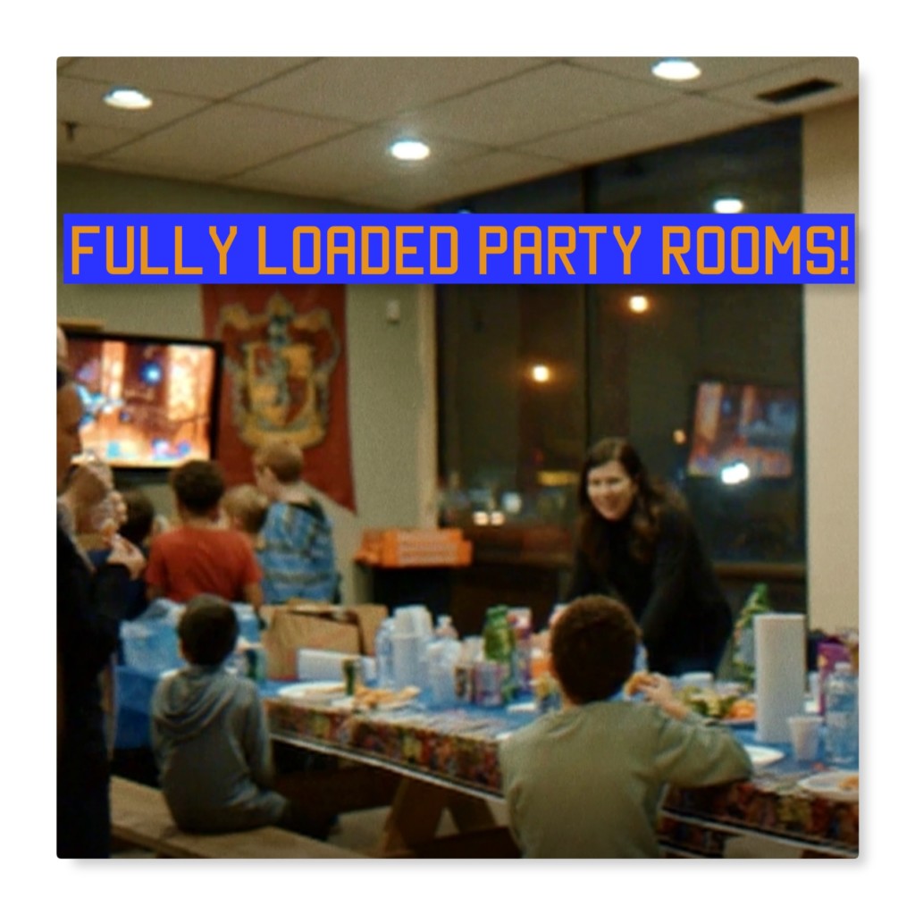 nerf birthday party rooms are fully loaded video games