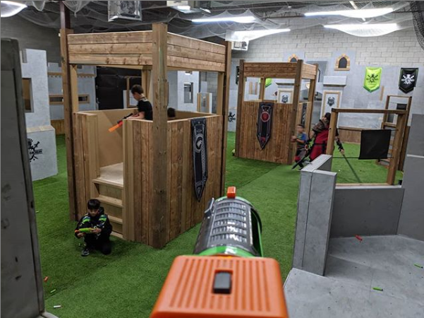nerf venue for kids birthday party