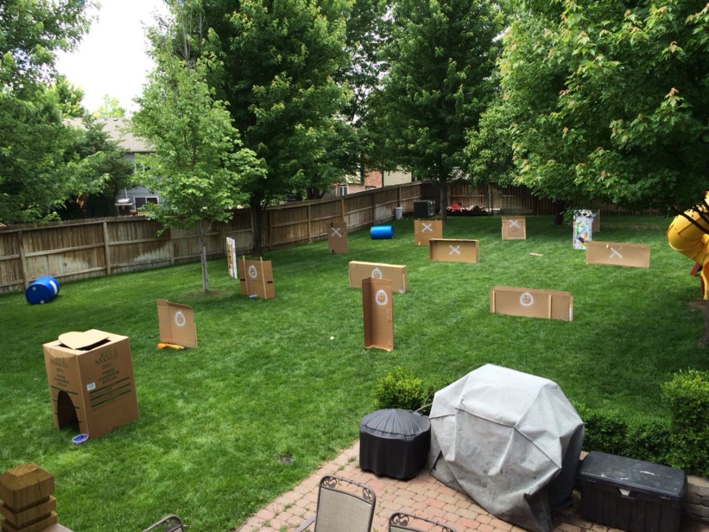 nerf backyard party